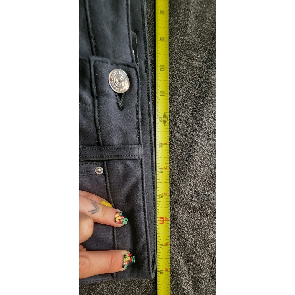 True Religion Becca Pants Women 28x31 Black Mid Rise Bootcut Stretch Western NEW - Picture 9 of 10